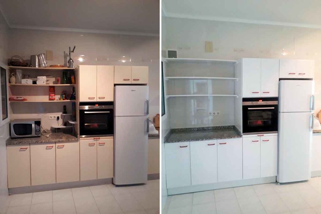 Pintura muebles cocina