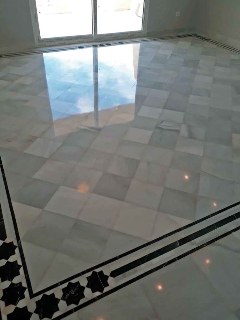 Abrillantado mármol