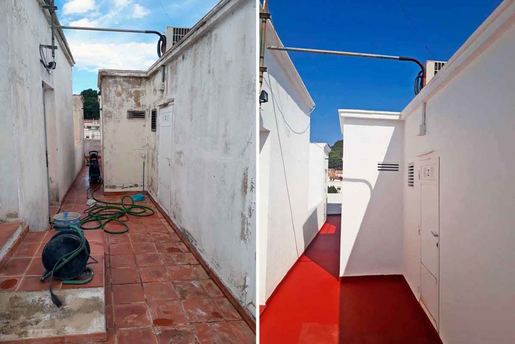 Rehabilitación terraza